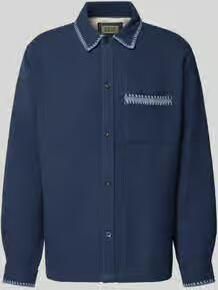 Scotch & Soda relaxed overhemdjack met structuurpatroon