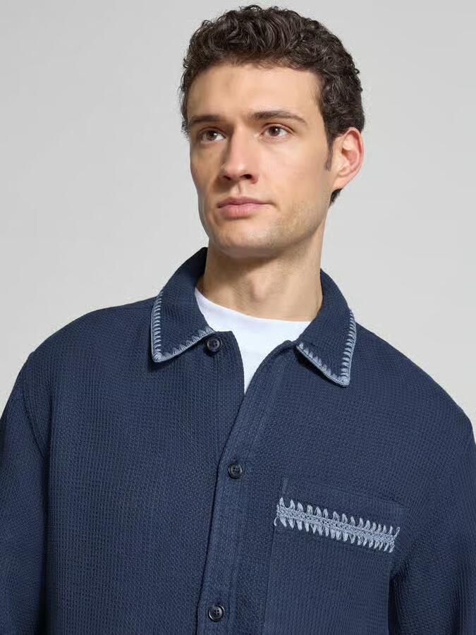 Scotch & Soda relaxed overhemdjack met structuurpatroon