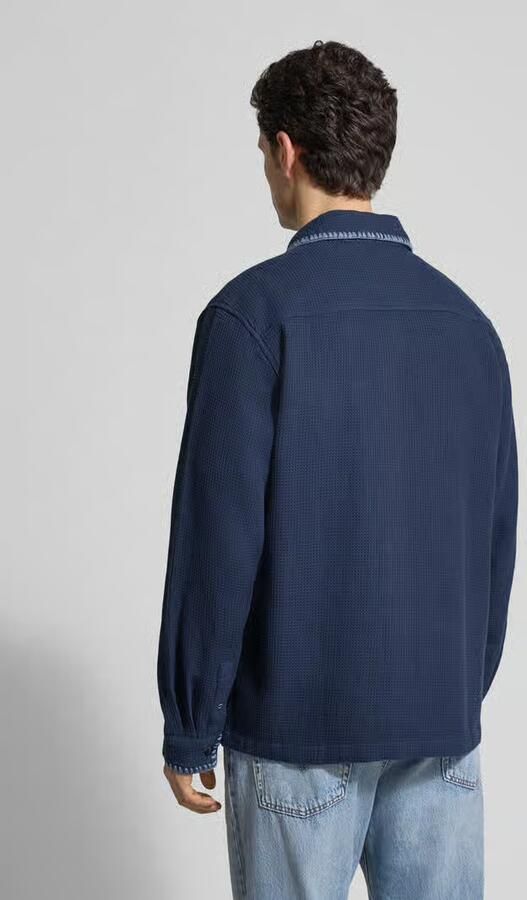 Scotch & Soda relaxed overhemdjack met structuurpatroon - Foto 3