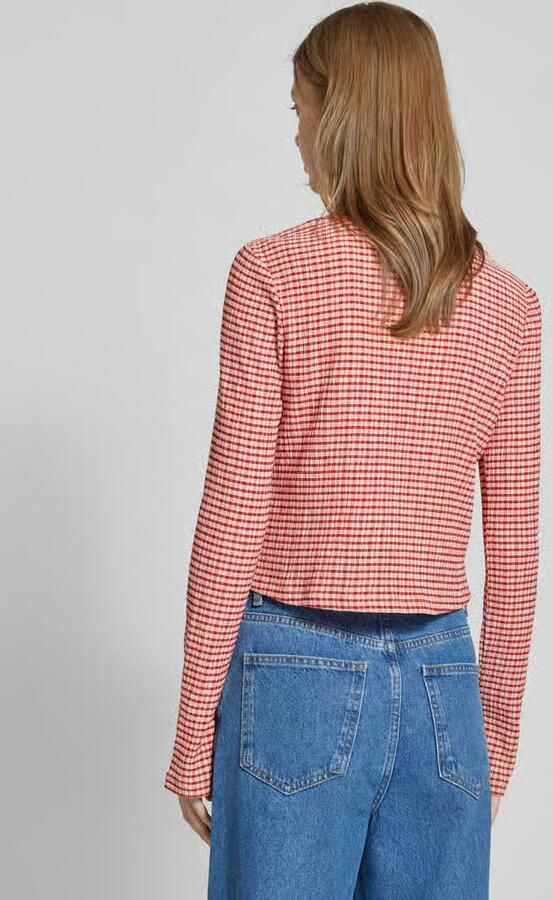 Scotch & Soda Shirt met lange mouwen en vetersluiting - Foto 3