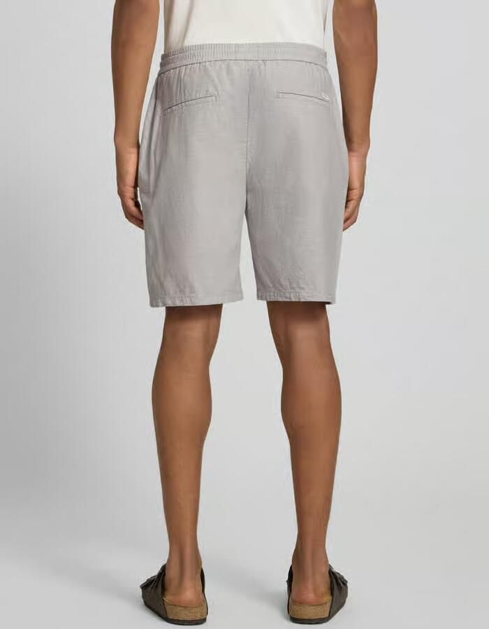 Scotch & Soda Korte Broek Scotch & Soda Fave Short Cotton Linen Greige