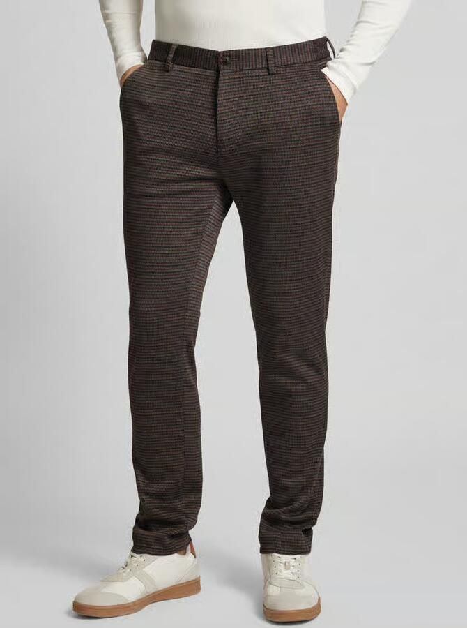 Scotch & Soda Slim fit stoffen broek met Franse steekzakken - Foto 2