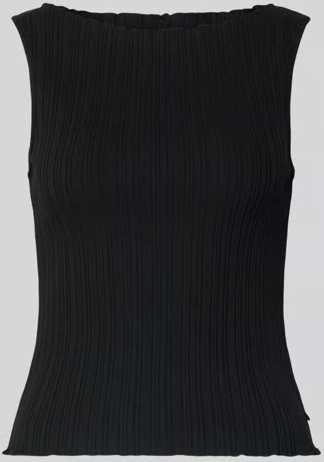 Scotch & Soda slim fit top met structuurpatroon - Foto 2