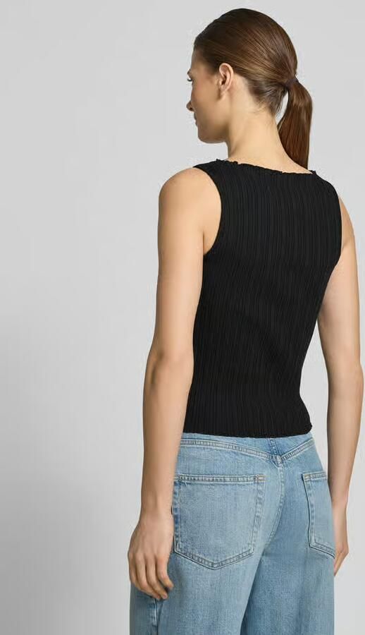 Scotch & Soda slim fit top met structuurpatroon - Foto 4