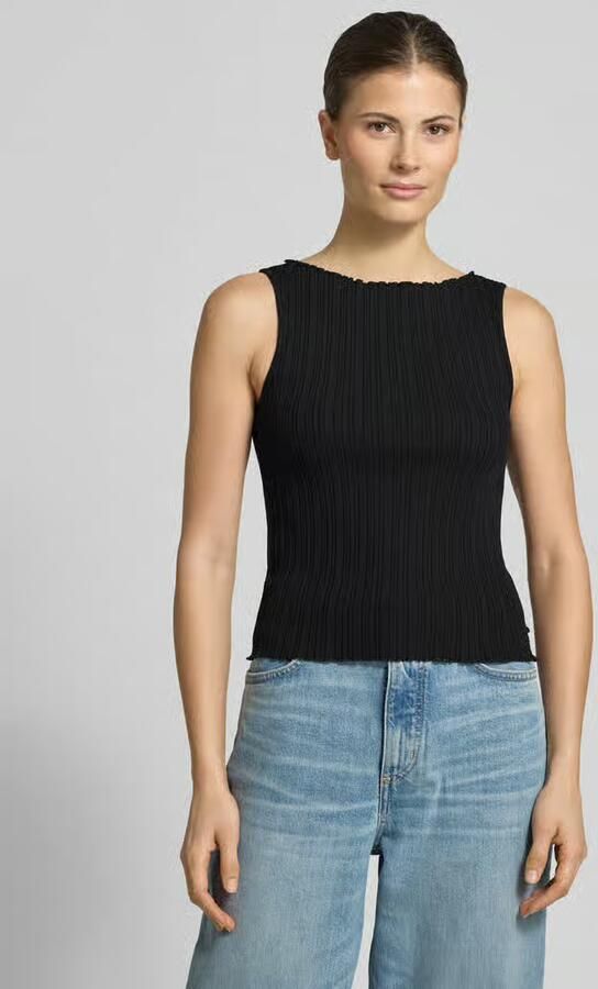 Scotch & Soda slim fit top met structuurpatroon - Foto 3