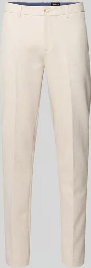 Scotch & Soda Slim fit stoffen broek met achterzakken model 'Mott'