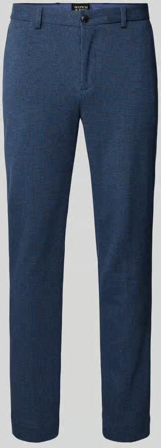 Scotch & Soda Stoffen broek met Franse steekzakken model 'Mott'