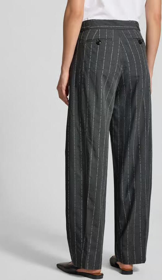 Scotch & Soda Stoffen broek met viscose en achterzakken