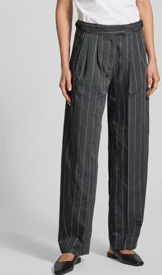 Scotch & Soda Stoffen broek met viscose en achterzakken - Foto 2