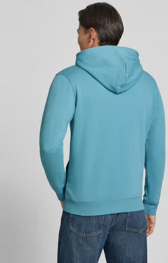 Scotch & Soda Sweatjack met logopatch en kangoeroezak - Foto 3