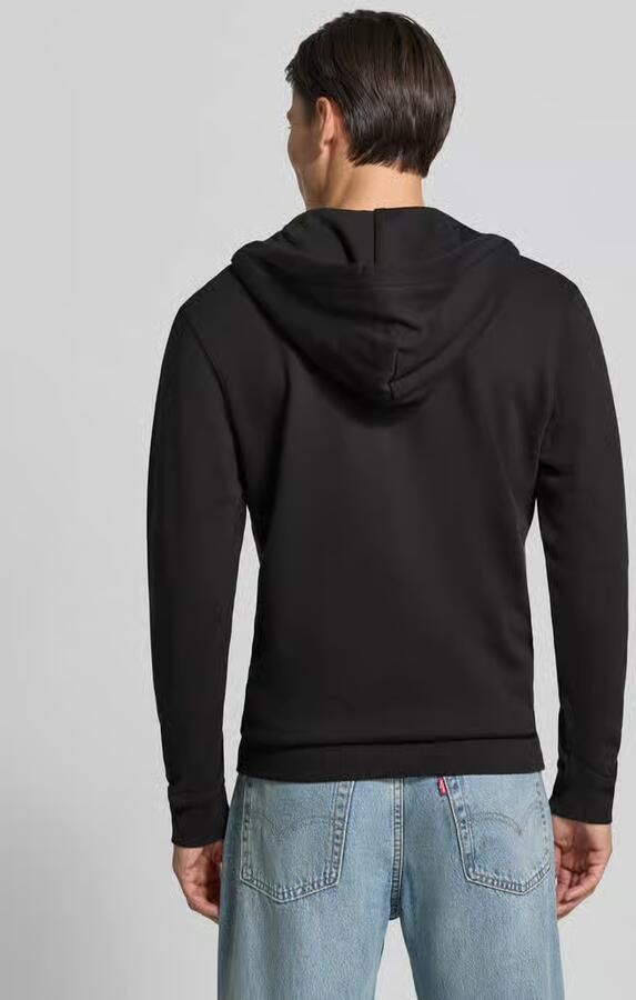 Scotch & Soda Sweatjack met logopatch en kangoeroezak - Foto 2