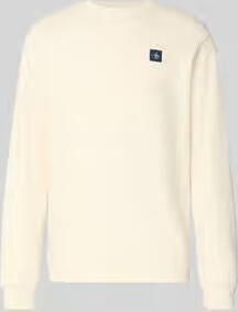 Scotch & Soda sweatshirt met labelbadge en ronde hals