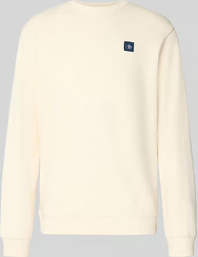 Scotch & Soda sweatshirt met labelbadge en ronde hals - Foto 2