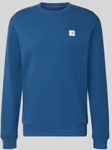 Scotch & Soda sweatshirt met labelbadge en ronde hals