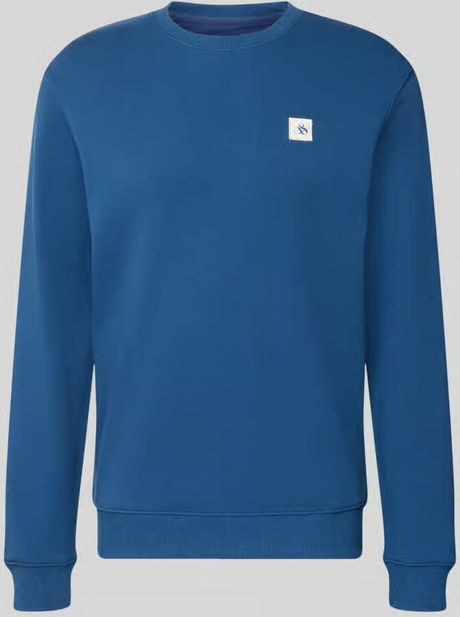 Scotch & Soda sweatshirt met labelbadge en ronde hals - Foto 2