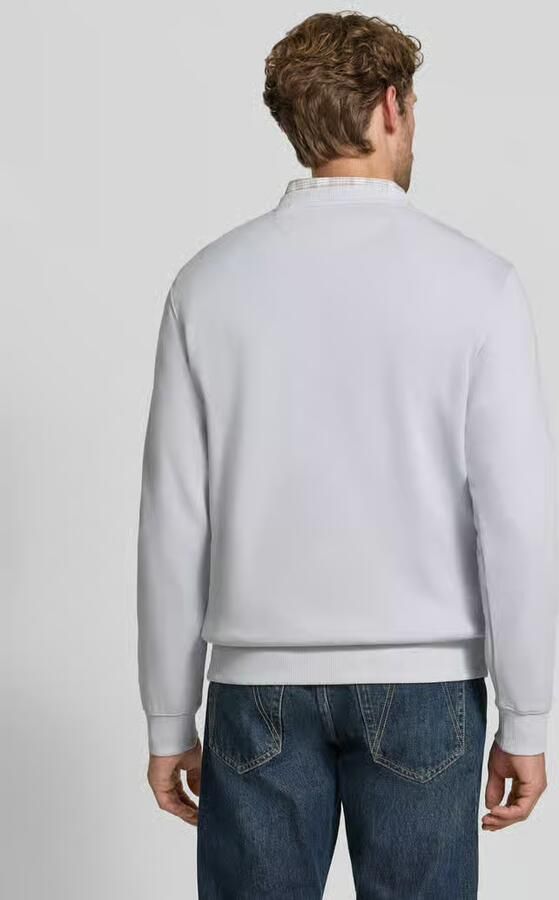 Scotch & Soda regular fit sweater met logo lichtgrijs - Foto 2