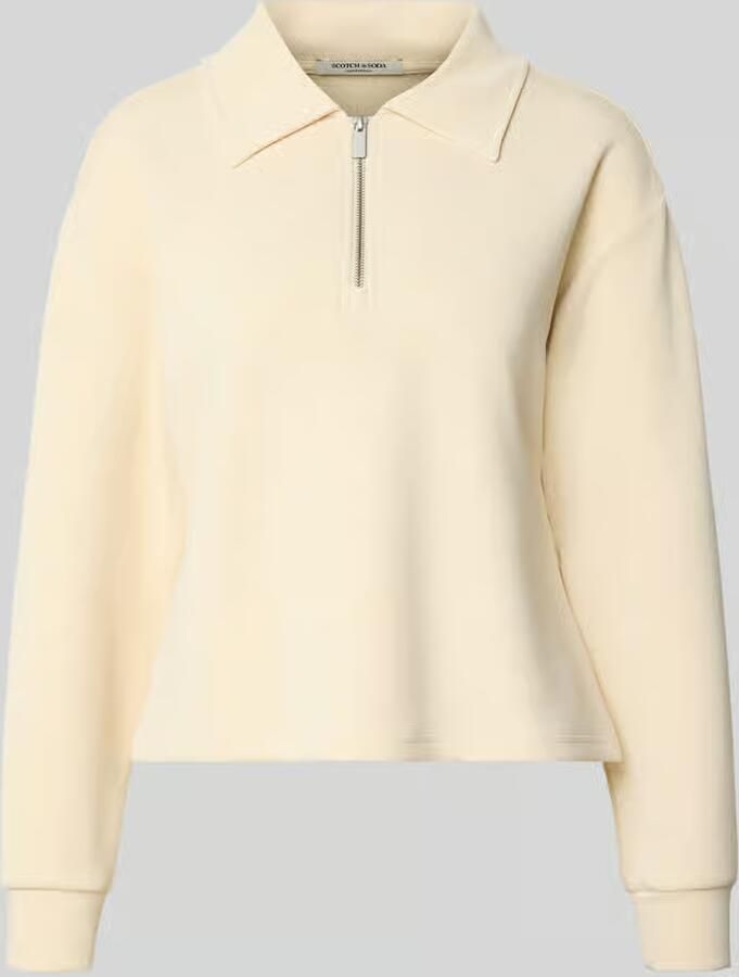 Scotch & Soda Sweatshirt met ritssluiting