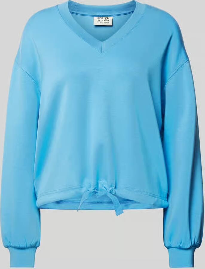 Scotch & Soda Sweatshirt met V-hals - Foto 2