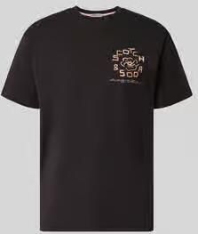 Scotch & Soda relaxed fit T-shirt met backprint zwart - Foto 4