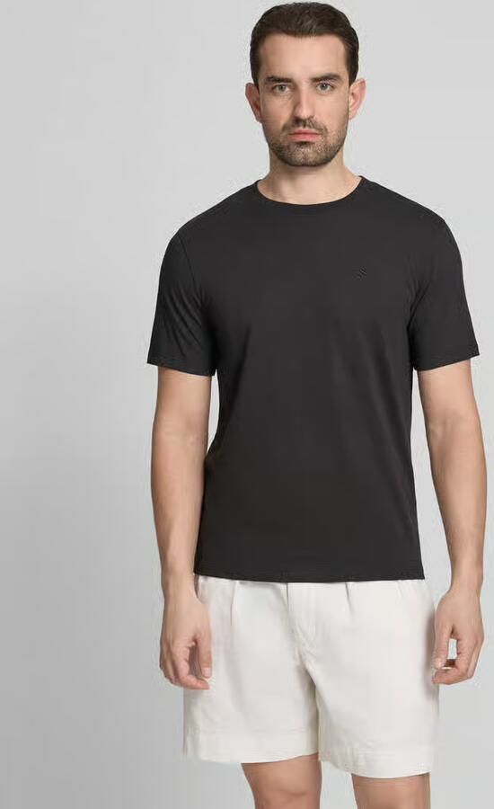 Scotch & Soda Polo Shirt Korte Mouw Scotch & Soda Core T-Shirt Zwart - Foto 7