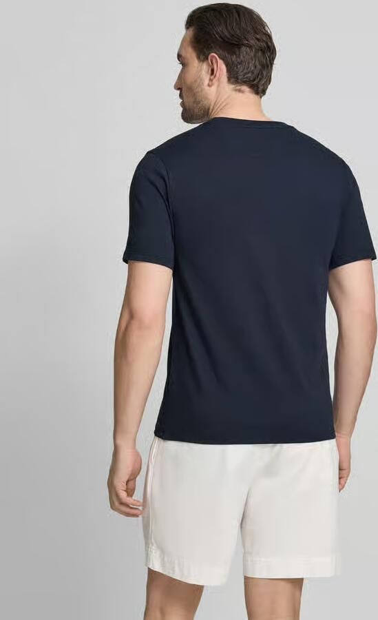 SCOTCH & SODA Heren Polo's & T-shirts Logo T-shirt Donkerblauw - Foto 3