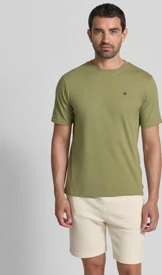 Scotch & Soda T-shirt met Labelstitching en Ronde hals - Foto 3
