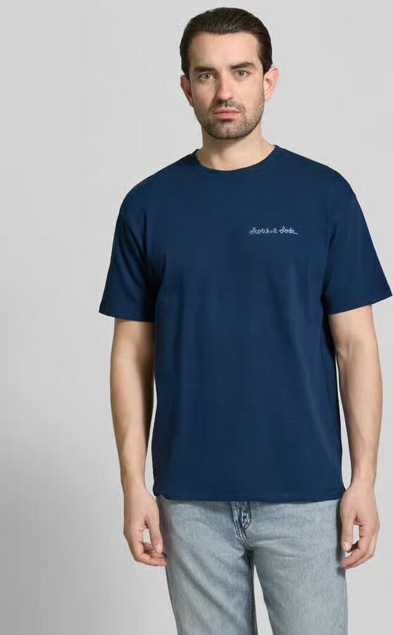 Scotch & Soda T-shirt met labelstitching - Foto 3