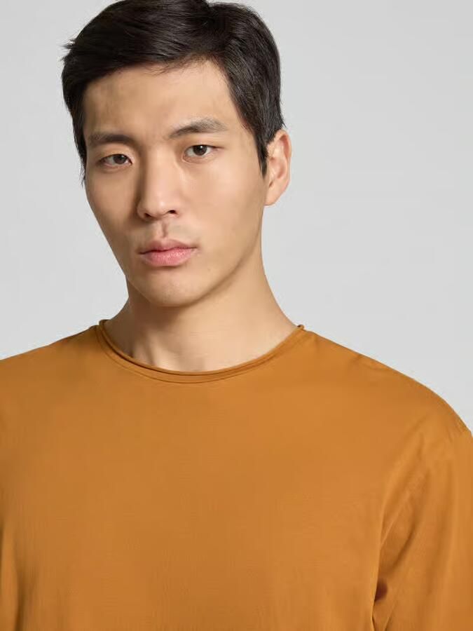 Scotch & Soda T-shirt met ronde hals en labeldetail