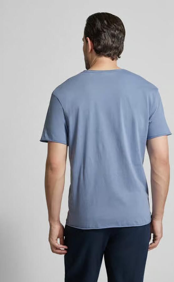 Scotch & Soda T-shirt met ronde hals en labeldetail - Foto 3