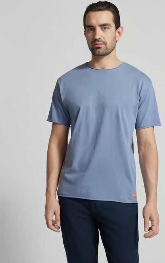 Scotch & Soda T-shirt met ronde hals en labeldetail - Foto 2