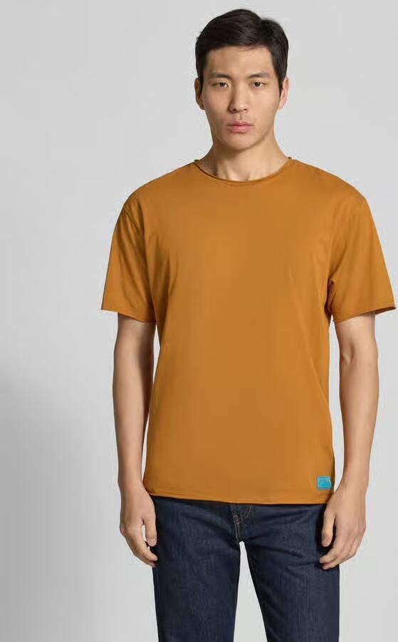 Scotch & Soda T-shirt met ronde hals en labeldetail - Foto 3