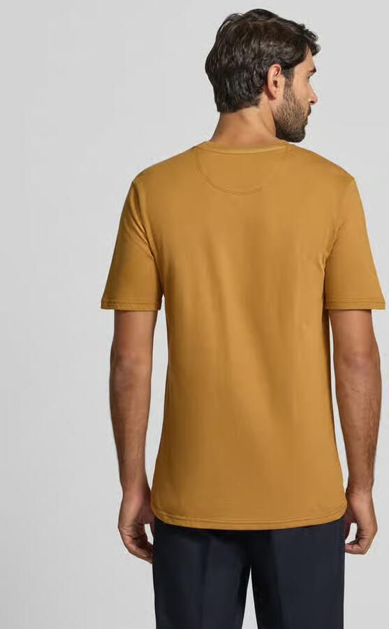 Scotch & Soda T-shirt met ronde hals en labelstitching - Foto 2