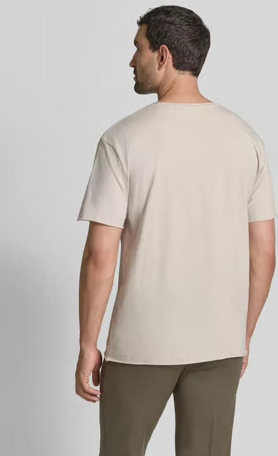Scotch & Soda T-shirt met ronde hals en rolzoom - Foto 3