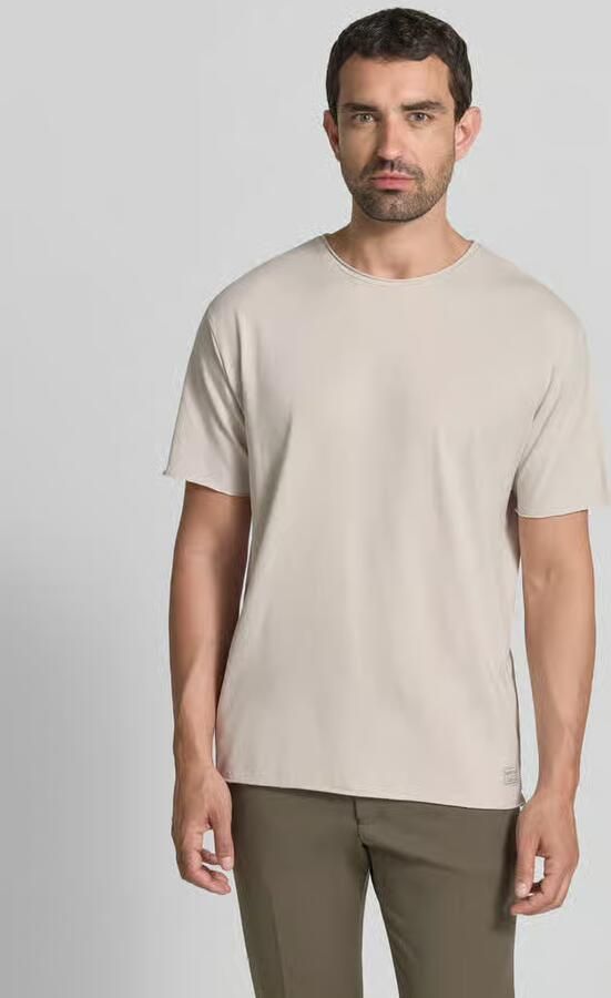 Scotch & Soda T-shirt met ronde hals en rolzoom - Foto 2