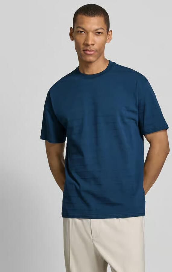 Scotch & Soda T-shirt Scotch & Soda Structured T-shirt Navy - Foto 7