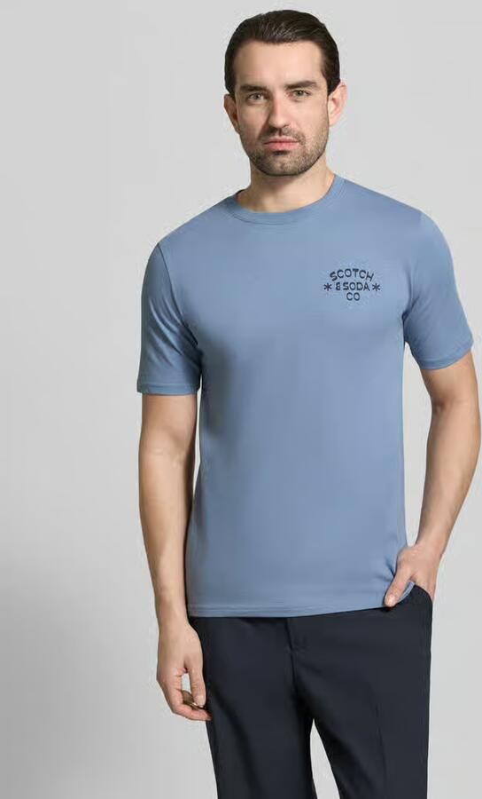 Scotch & Soda T-shirt met ronde hals - Foto 4