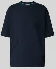 Scotch & Soda T-shirt met stitchings en ronde hals