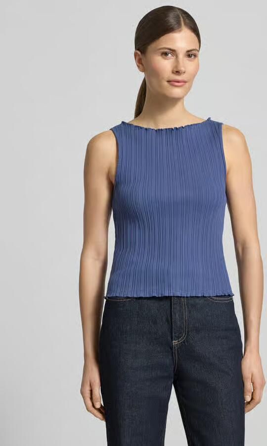 Scotch & Soda Tricottop met structuurpatroon en ronde hals - Foto 4