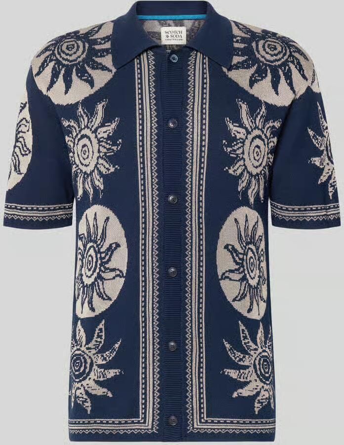 Scotch & Soda Vrijetijdsoverhemd met Polokraag en Knoopsluiting - Foto 2