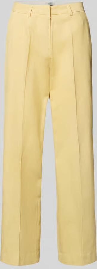 Scotch & Soda wide fit stoffen broek van lyocellmix model 'Edie' - Foto 2