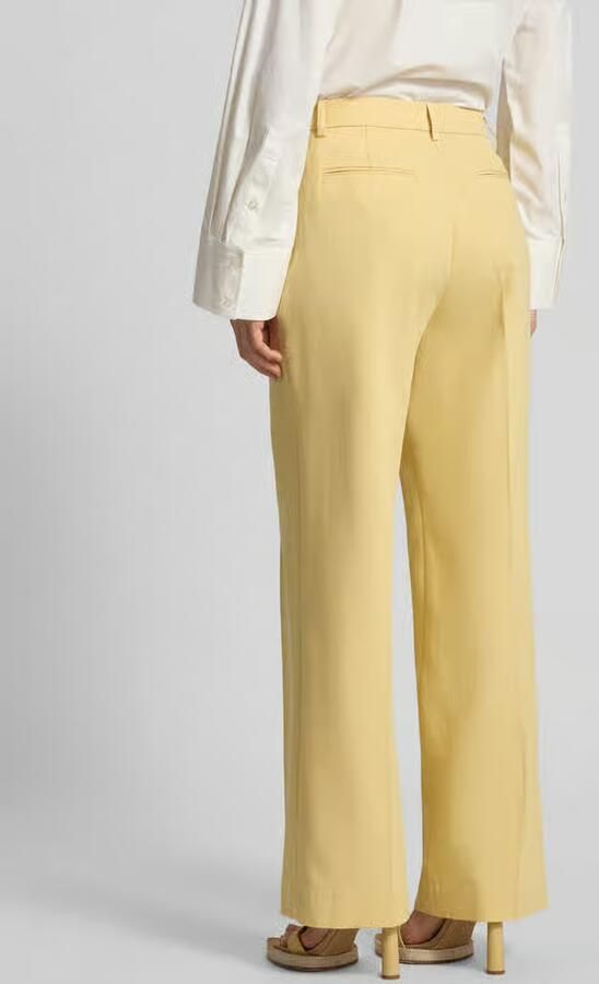 Scotch & Soda wide fit stoffen broek van lyocellmix model 'Edie' - Foto 3