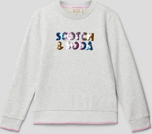 Scotch & Soda Sweatshirt in gemêleerde look