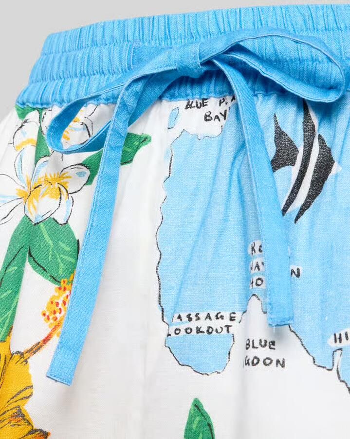 Seafolly Shorts van linnenmix