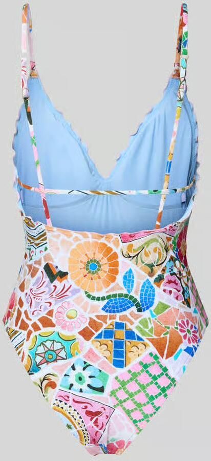 Seafolly slim fit badpak met ruches model 'BOHÈME'