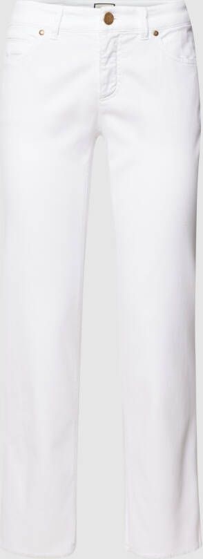 SEDUCTIVE Jeans met gerafelde pijpboorden model 'CLAIRE CROPPED'