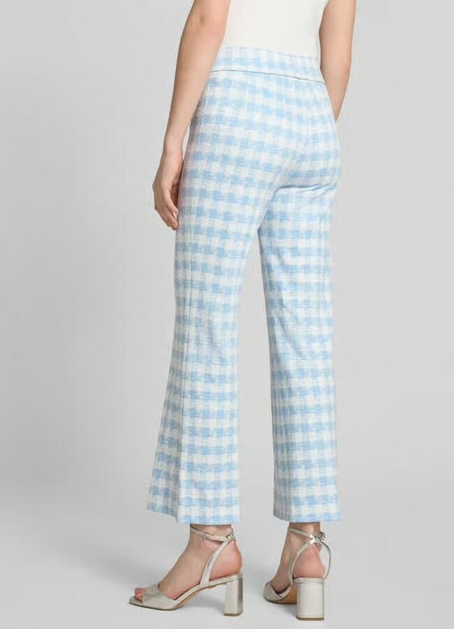 SEDUCTIVE Broek in verkorte pasvorm met persplooien model 'NANETTE'