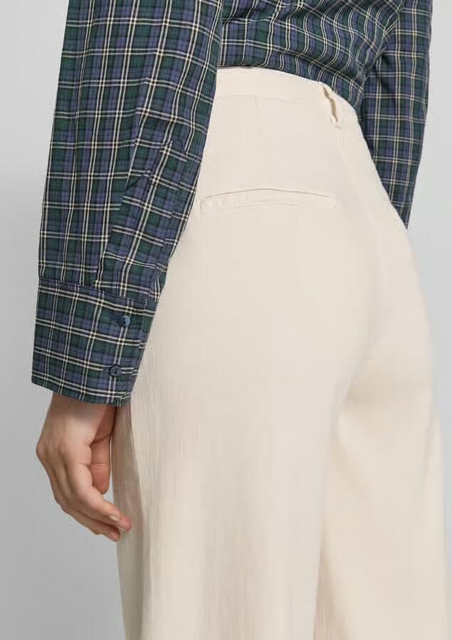 SEDUCTIVE broek met persplooien en steekzakken