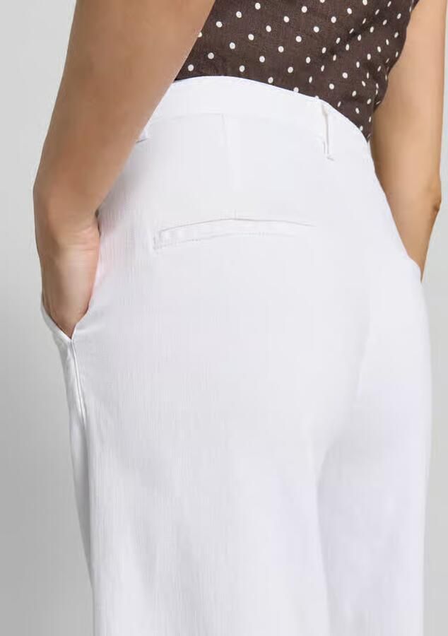 SEDUCTIVE broek met persplooien en steekzakken