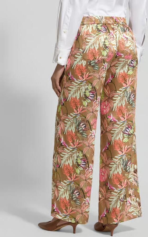 SEDUCTIVE Broek van satijn in all-over look model 'ROSANNE' - Foto 3