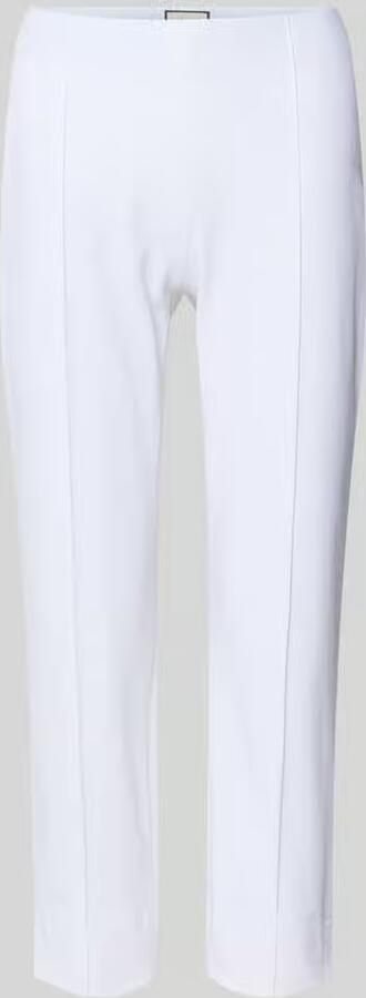 SEDUCTIVE Skinny fit capribroek met vaste persplooien - Foto 7
